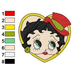 Betty Boop Disney Embroidery Designs 8